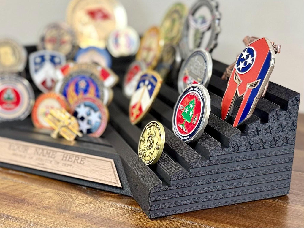Large Challenge Coin Holder Display