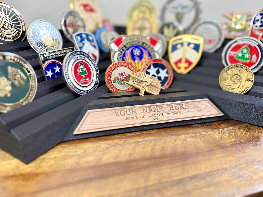 Large Challenge Coin Holder Display