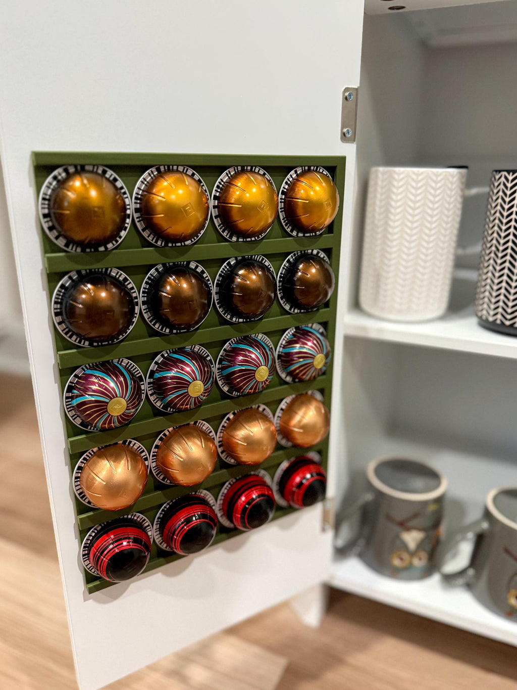 Nespresso Vertuo Pod Holder, Under Cabinet, Wall Mount