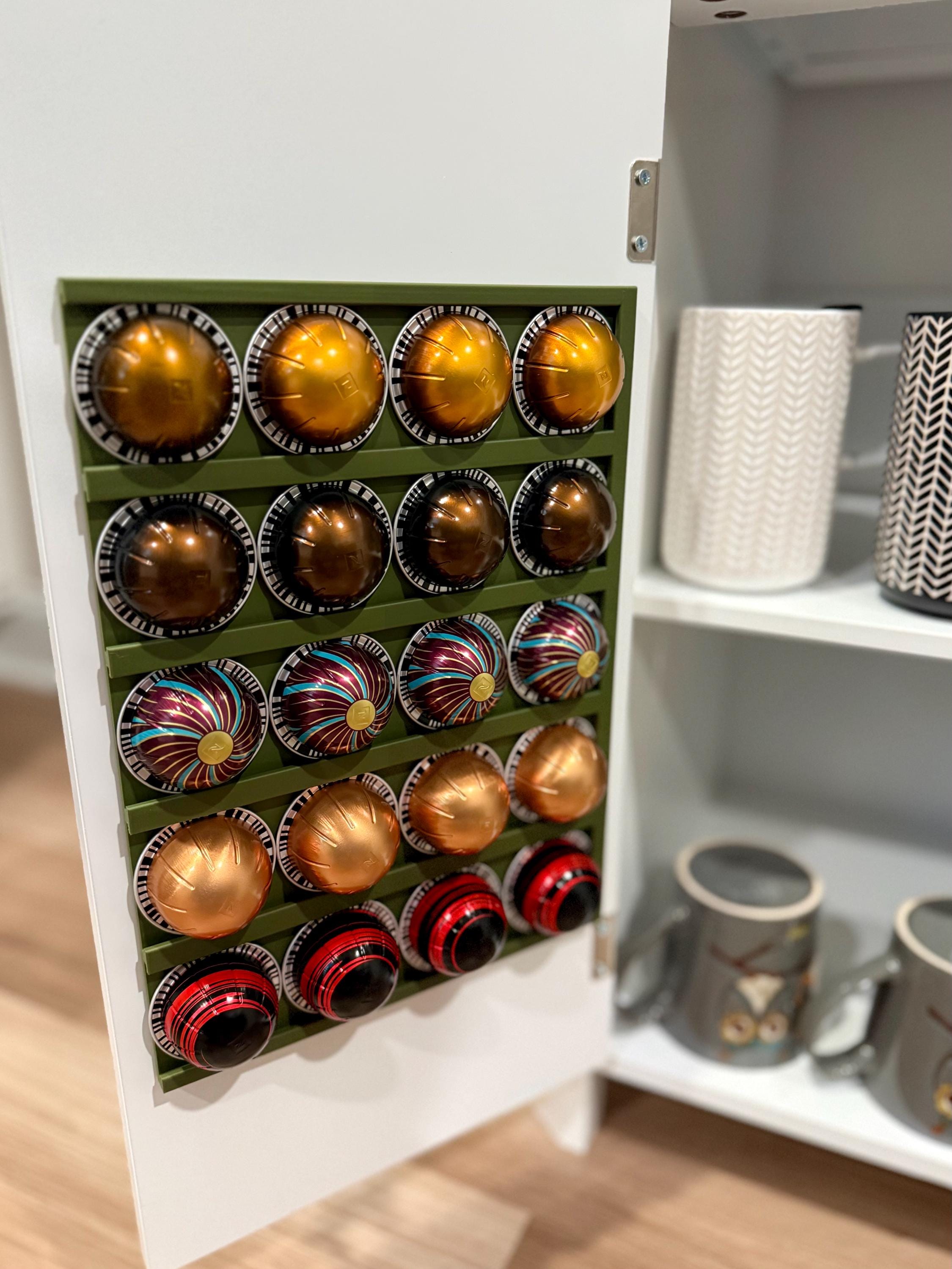 Nespresso Vertuo Pod Holder, Under Cabinet, Wall Mount