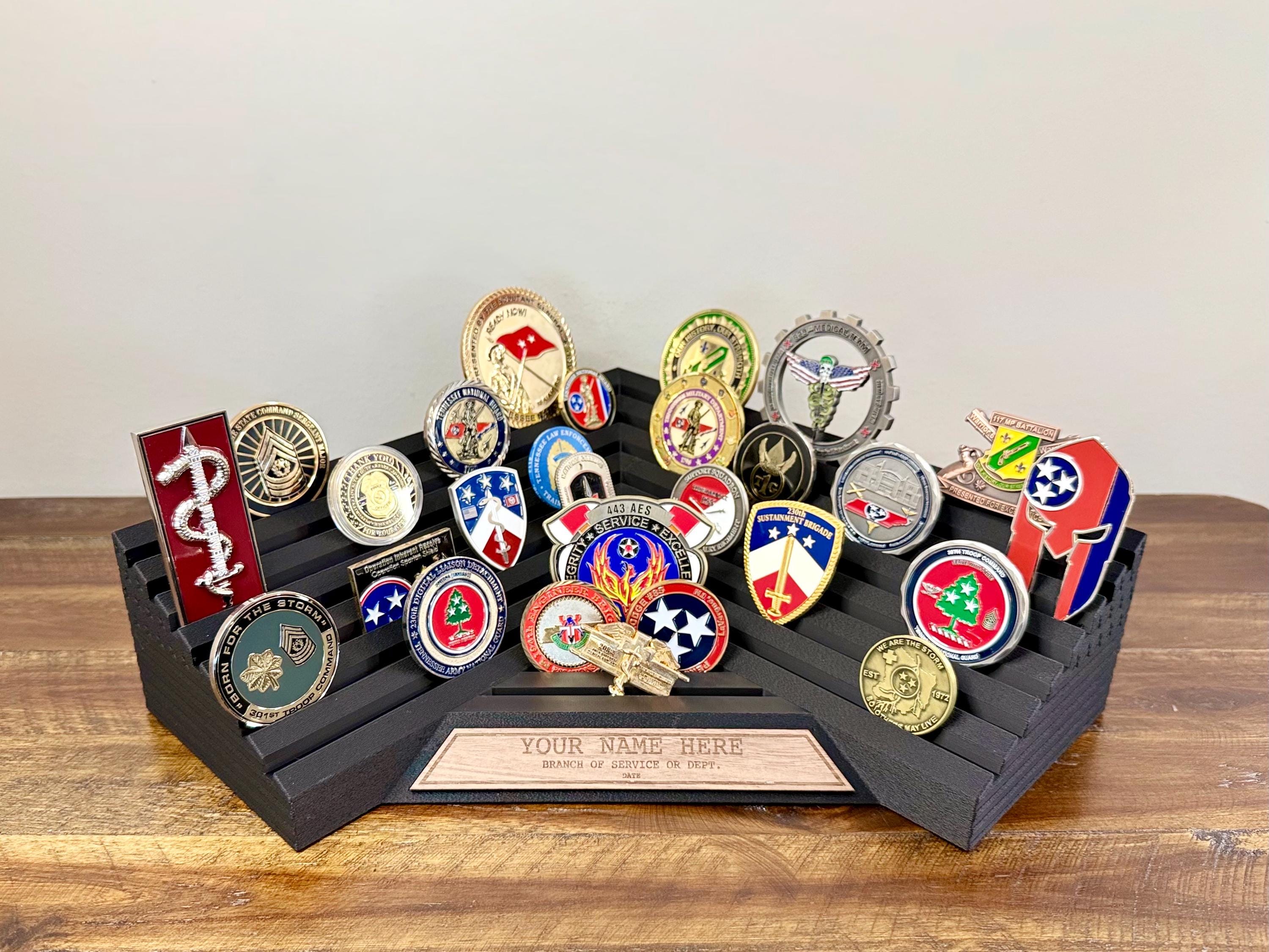 Large Challenge Coin Holder Display