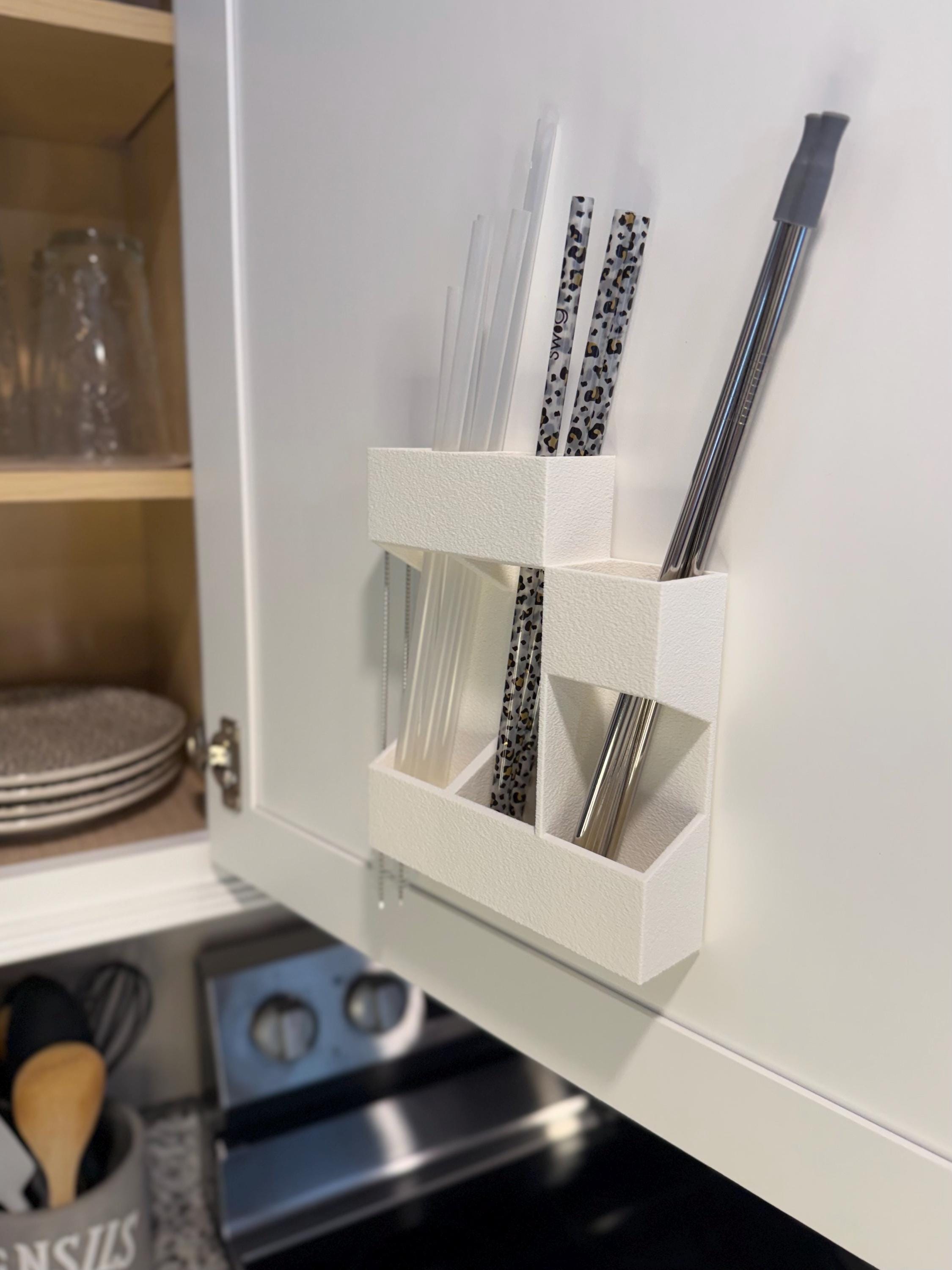 Reusable Straw Holder and Organizer