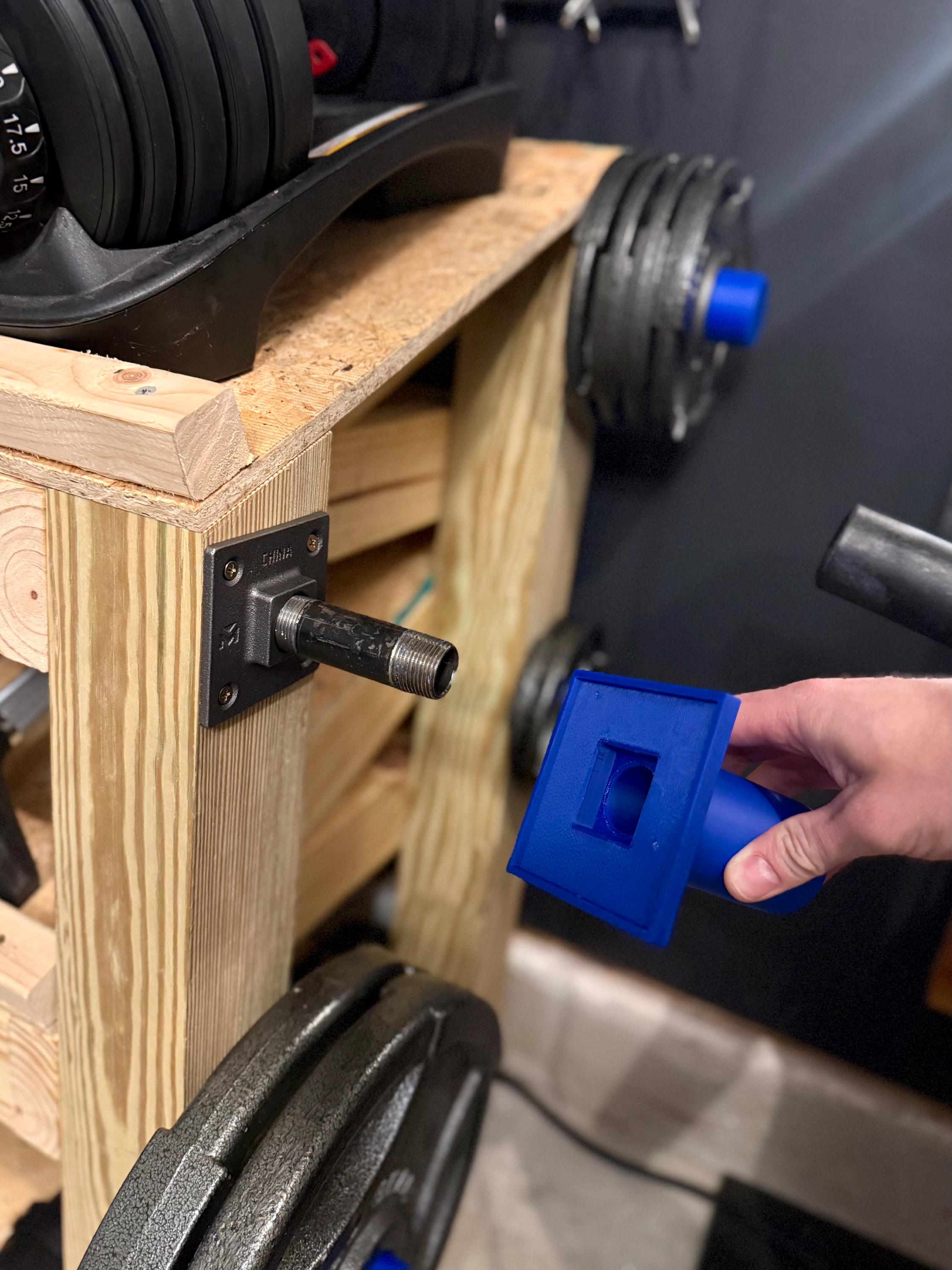 Weight Plate Pipe Sleeve Adapter | Precision Friction-Fit Plate Holder