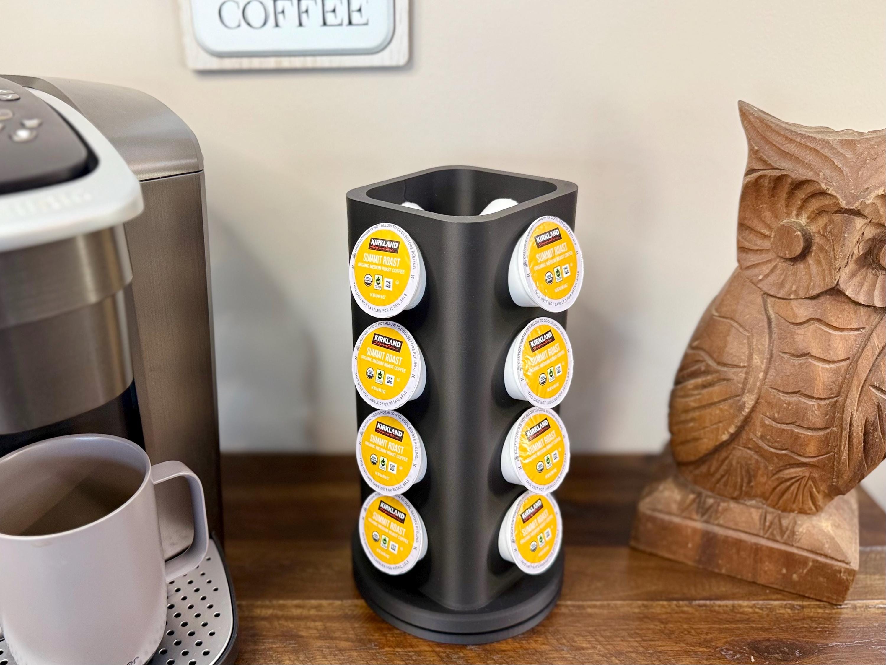 Keurig Coffee Pod Holder / K-Pod Holder with Rotating Base
